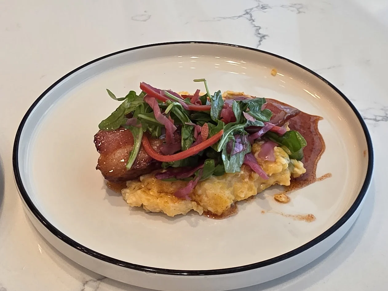 Food at the Chase Sapphire Lounge in Dallas Fort Worth