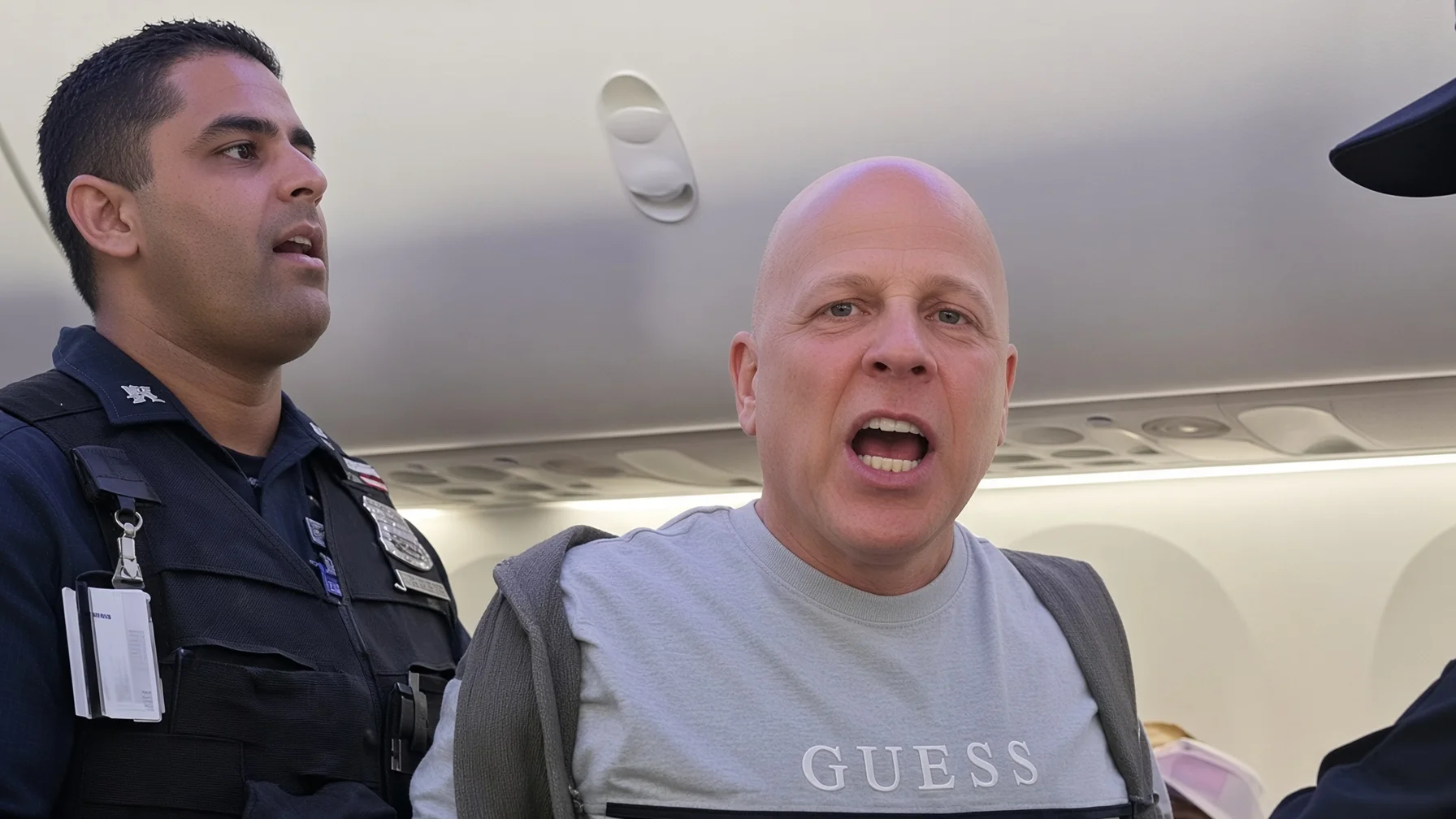 Delta Passenger Threatens “Death To America,” Makes Gun Noises—Shouts ‘Put It On Instagram’ As Police Take Him Away
