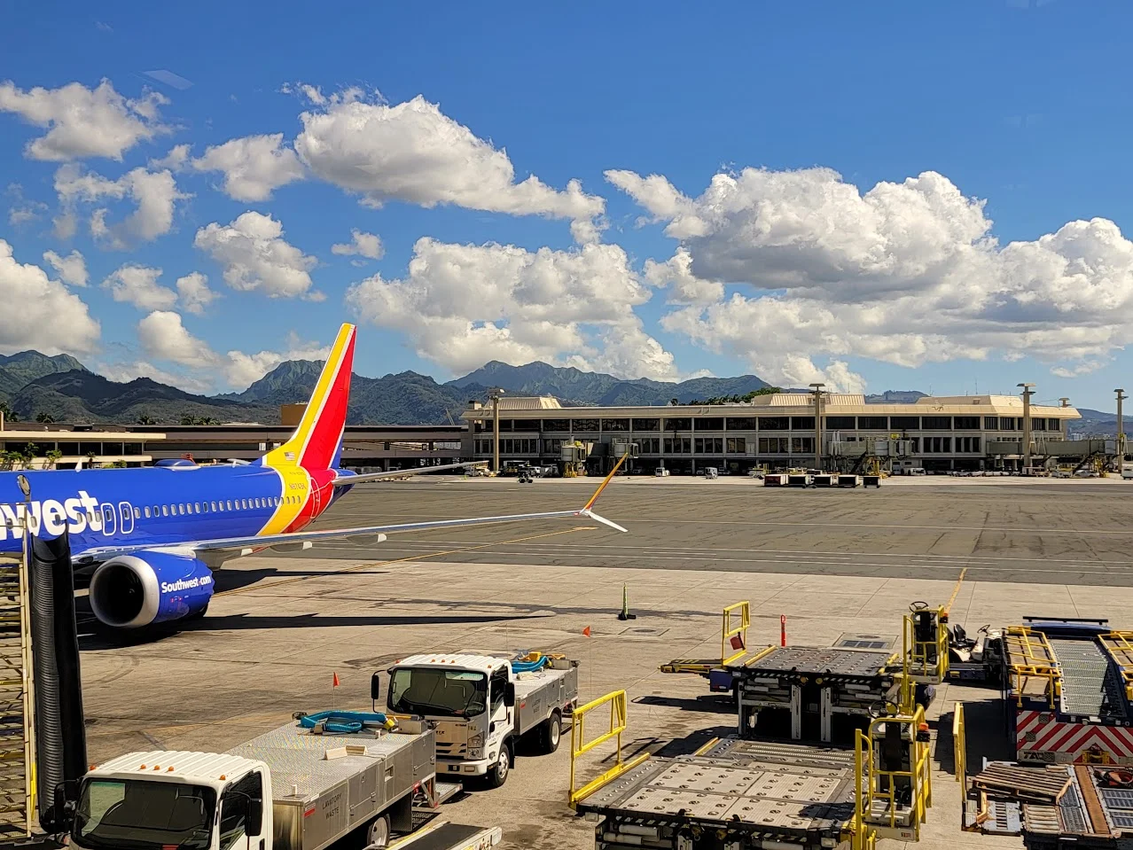 Southwest Airlines aircraft in Hawaii